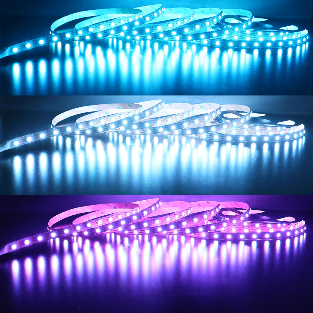 DC12V CS8812 5050SMD RGB Breakpoint Continue 300 LEDs Individually Addressable Digital Strip Lights, Waterproof Dream Color Programmable Flexible LED Ribbon Strip Lights